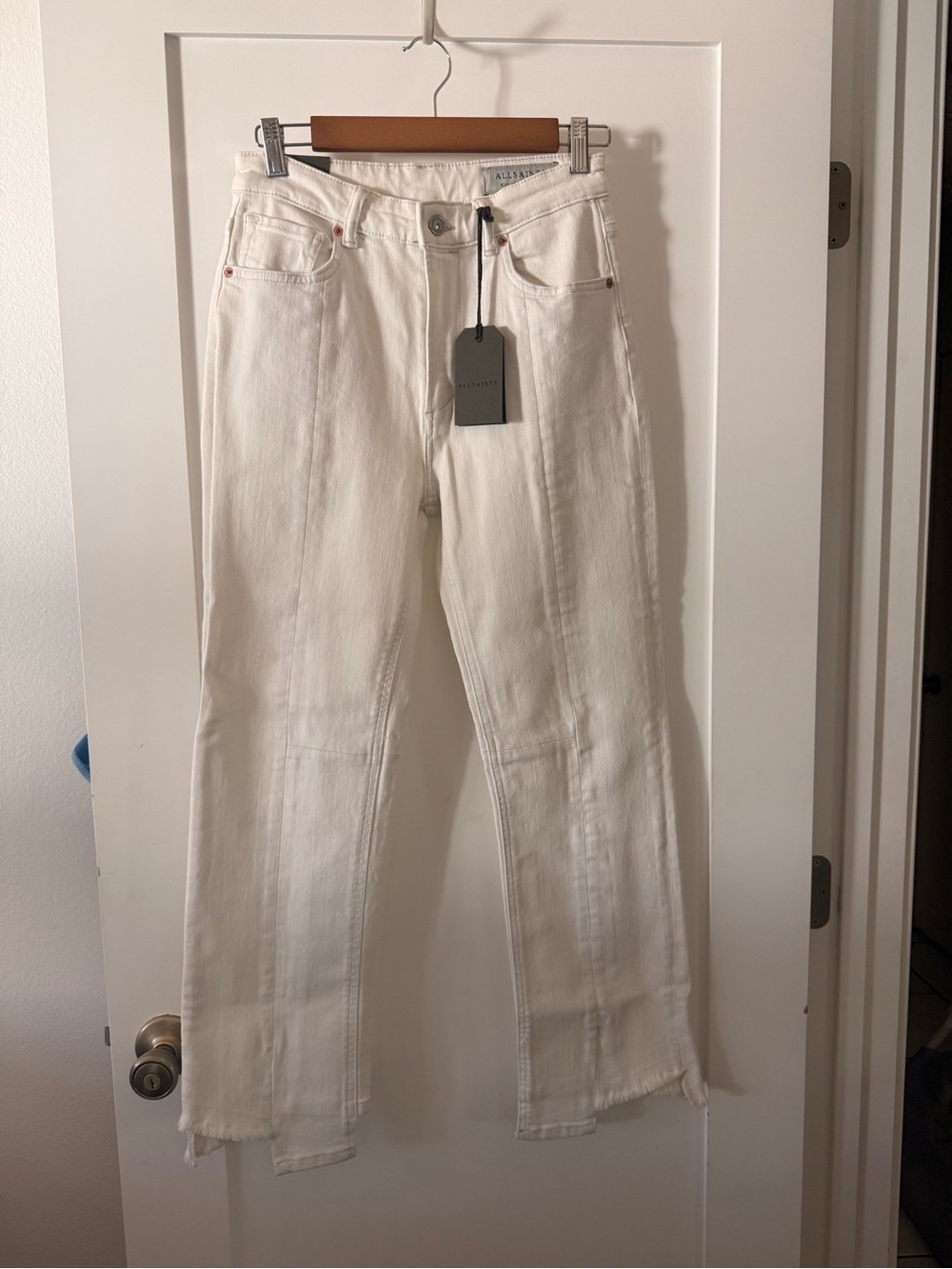 AllSaints Kim white jeans